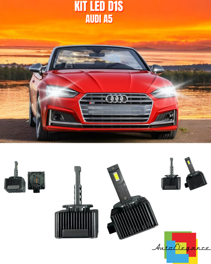 ⭐LAMPADE ANABBAGLIANTI D1S LED 6000K DA XENON ADATTO PER AUDI A5 CABRIOLET⭐