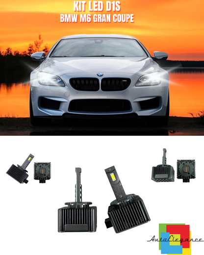 ⭐LAMPADE ANABBAGLIANTI D1S LED 6000K DA XENON ADATTO PER BMW M6 GRAN COUPE⭐