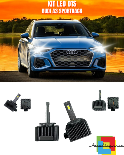 ⭐LAMPADE ANABBAGLIANTI D1S LED 6000K ADATTO PER AUDI A3 SPORTBACK⭐