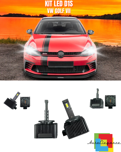 ⭐LAMPADE ANABBAGLIANTI D1S LED 6000K ADATTO PER VW GOLF VII⭐