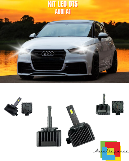 ⭐LAMPADE ANABBAGLIANTI D1S LED 6000K  ADATTO PER AUDI A1⭐