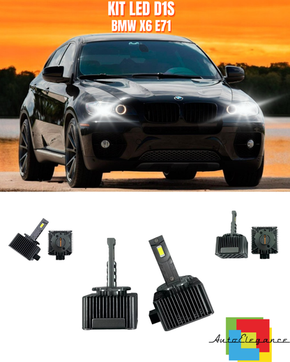 ⭐LAMPADE ANABBAGLIANTI D1S LED 6000K ADATTO PER BMW X6 E71⭐
