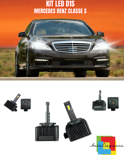 ⭐LAMPADE ANABBAGLIANTI D1S LED 6000K ADATTO PER MERCEDES BENZ CLASSE S⭐