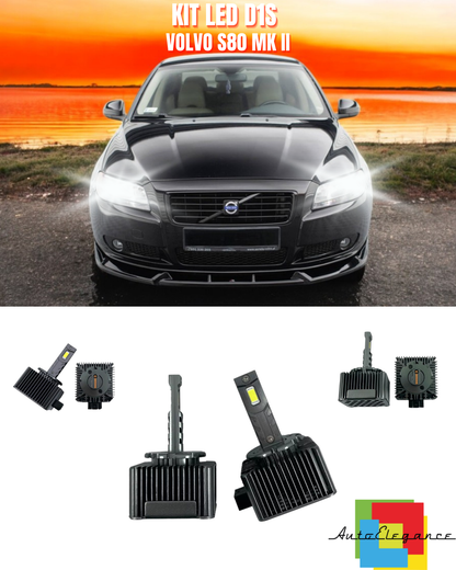 ⭐LAMPADE ANABBAGLIANTI D1S LED 6000K ADATTO PER VOLVO S80 MK II⭐