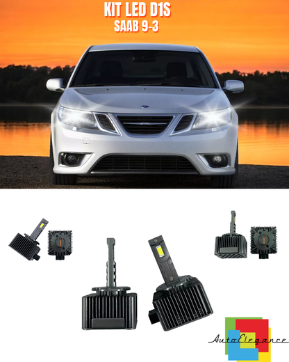 ⭐LAMPADE ANABBAGLIANTI D1S LED 6000K ADATTO PER SAAB 9-3⭐