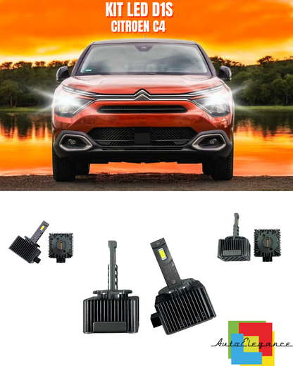 ⭐LAMPADE ANABBAGLIANTI D1S LED 6000K ADATTO PER CITROEN C4⭐