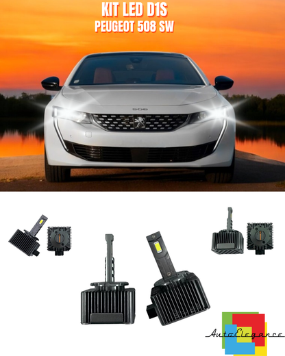 ⭐LAMPADE ANABBAGLIANTI D1S LED 6000K ADATTO PER PEUGEOT 508 SW⭐