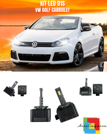 ⭐LAMPADE ANABBAGLIANTI D1S LED 6000K ADATTO PER VW GOLF CABRIOLET⭐