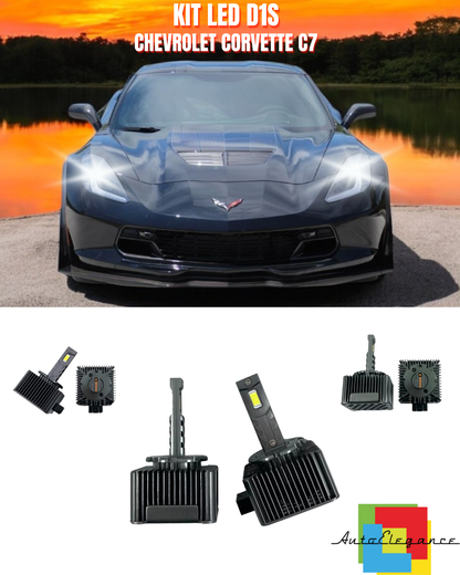 ⭐LAMPADE ANABBAGLIANTI D1S LED 6000K ADATTO PER CHEVROLET CORVETTE C7⭐