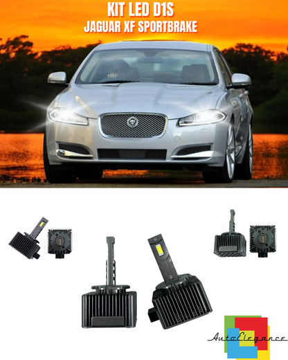 ⭐LAMPADE ANABBAGLIANTI D1S LED 6000K ADATTO PER JAGUAR XF SPORTBRAKE⭐