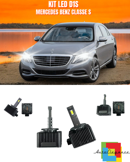 ⭐LAMPADE ANABBAGLIANTI D1S LED 6000K ADATTO PER MERCEDES BENZ CLASSE S⭐