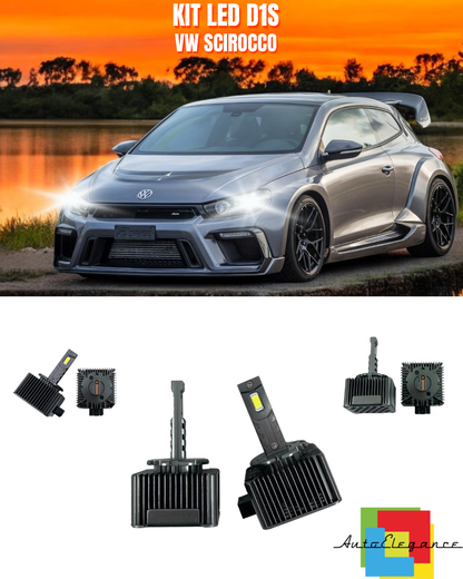 ⭐LAMPADE ANABBAGLIANTI D1S LED 6000K ADATTO PER VW SCIROCCO⭐