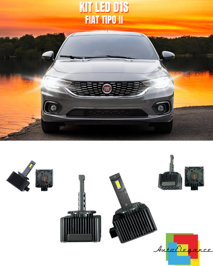 ⭐LAMPADE ANABBAGLIANTI D1S LED 6000K ADATTO PER FIAT TIPO II⭐