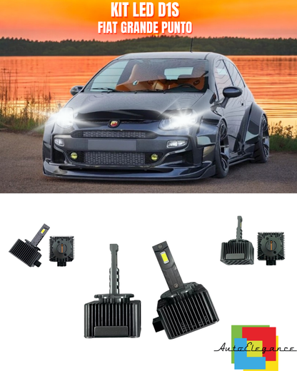 ⭐LAMPADE ANABBAGLIANTI D1S LED 6000K ADATTO PER FIAT GRANDE PUNTO⭐