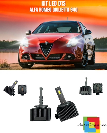 ⭐LAMPADE ANABBAGLIANTI D1S KIT LED 6000K ADATTO PER ALFA ROMEO GIULIETTA 940⭐