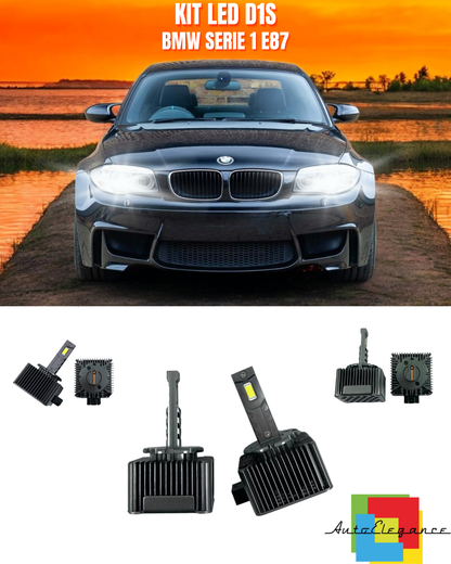 ⭐LAMPADE ANABBAGLIANTI D1S KIT LED 6000K ADATTO PER BMW SERIE 1 E87⭐
