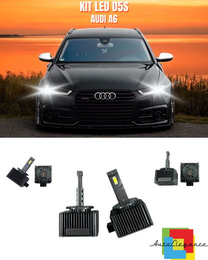 ⭐LAMPADE ANABBAGLIANTI D5S KIT LED 6000K ADATTO PER AUDI A6⭐