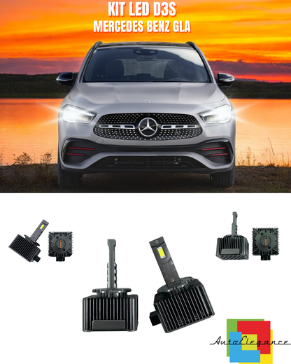 ⭐LAMPADE ANABBAGLIANTI D3S KIT LED 6000K ADATTO PER MERCEDES BENZ GLA⭐