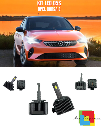 ⭐LAMPADE ANABBAGLIANTI D5S KIT LED 6000K ADATTO PER OPEL CORSA E⭐