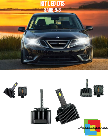 ⭐LAMPADE ANABBAGLIANTI D5S KIT LED 6000K ADATTO PER SAAB 9-3⭐