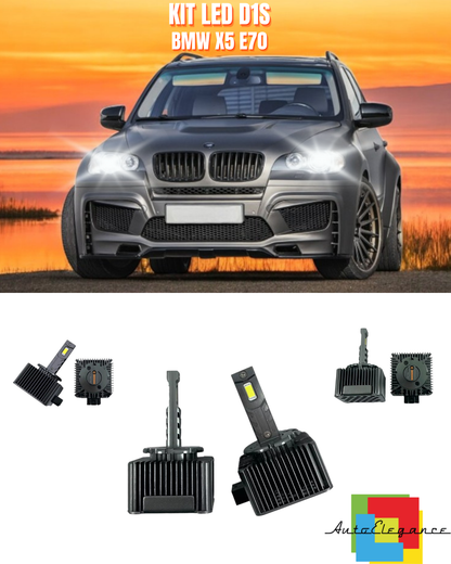 ⭐LAMPADE ANABBAGLIANTI D1S KIT LED 6000K ADATTO PER BMW X5 E70⭐
