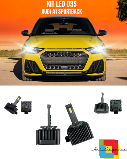 ⭐LAMPADE ANABBAGLIANTI D3S KIT LED 6000K ADATTO PER AUDI A1 SPORTBACK⭐