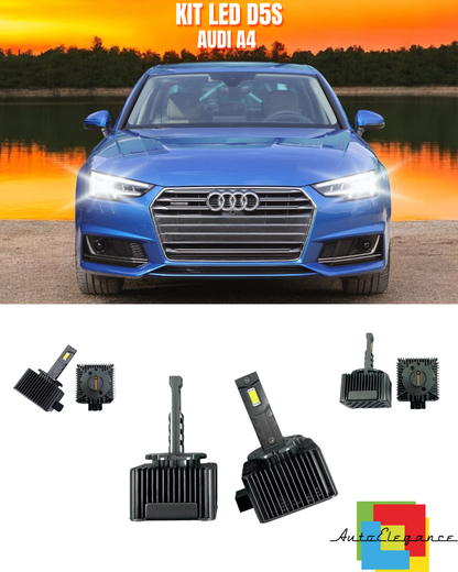 ⭐LAMPADE ANABBAGLIANTI D5S KIT LED 6000K ADATTO PER AUDI A4⭐