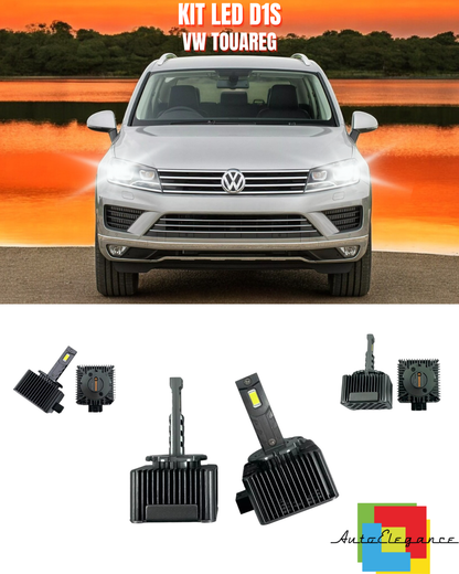 ⭐LAMPADE ANABBAGLIANTI D1S KIT LED 6000K ADATTO PER VW TOUAREG⭐