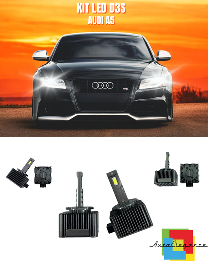 ⭐LAMPADE ANABBAGLIANTI D3S KIT LED 6000K ADATTO PER AUDI A5⭐