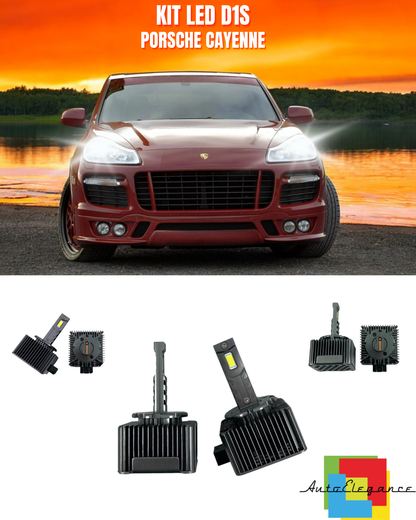 ⭐LAMPADE ANABBAGLIANTI D1S KIT LED 6000K ADATTO PER PORSCHE CAYENNE⭐