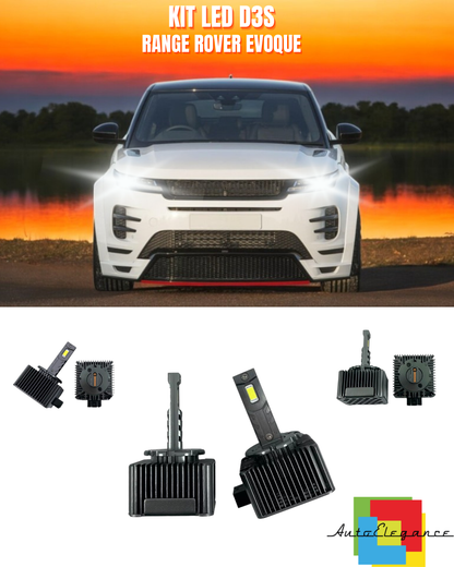 ⭐LAMPADE ANABBAGLIANTI D3S KIT LED 6000K ADATTO PER RANGE ROVER EVOQUE⭐