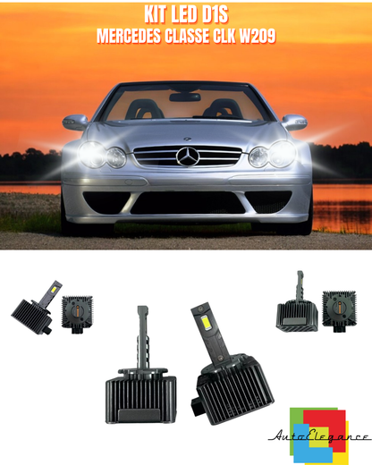 ⭐LAMPADE ANABBAGLIANTI D1S KIT LED 6000K ADATTO PER MERCEDES CLASSE CLK W209⭐