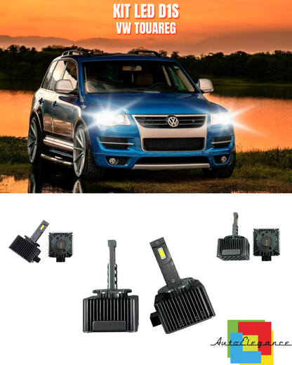 ⭐LAMPADE ANABBAGLIANTI D1S KIT LED 6000K ADATTO PER VW TOUAREG⭐