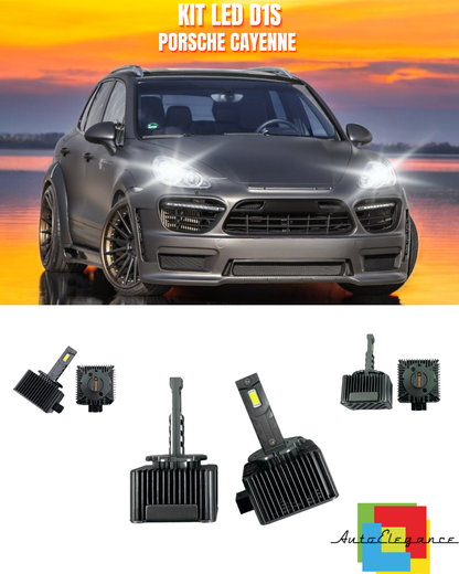 ⭐LAMPADE ANABBAGLIANTI D1S KIT LED 6000K ADATTO PER PORSCHE CAYENNE⭐