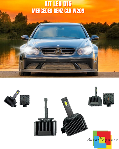 ⭐LAMPADE ANABBAGLIANTI D1S KIT LED 6000K ADATTO PER MERCEDES BENZ CLK W209⭐