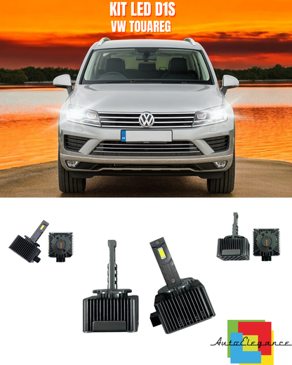 ⭐LAMPADE ANABBAGLIANTI D1S KIT LED 6000K ADATTO PER VW TOUAREG⭐