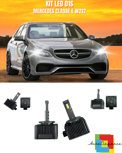 ⭐LAMPADE ANABBAGLIANTI D1S KIT LED 6000K ADATTO PER MERCEDES CLASSE E W212⭐
