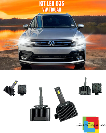⭐LAMPADE ANABBAGLIANTI D3S KIT LED 6000K ADATTO PER VW TIGUAN⭐