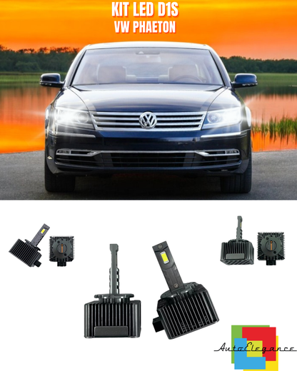 ⭐LAMPADE ANABBAGLIANTI D1S KIT LED 6000K ADATTO PER VW PHAETON⭐