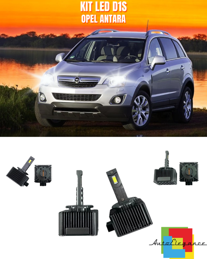 ⭐LAMPADE ANABBAGLIANTI D1S KIT LED 6000K ADATTO PER OPEL ANTARA⭐