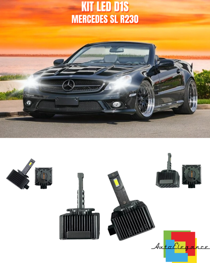 ⭐LAMPADE ANABBAGLIANTI D1S KIT LED 6000K ADATTO PER MERCEDES SL R230⭐