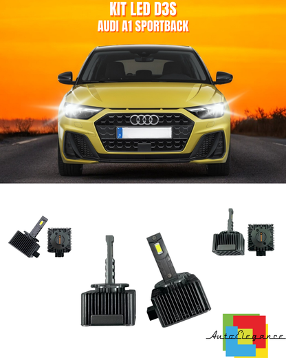 ⭐LAMPADE ANABBAGLIANTI D3S KIT LED 6000K ADATTO PER AUDI A1 SPORTBACK⭐