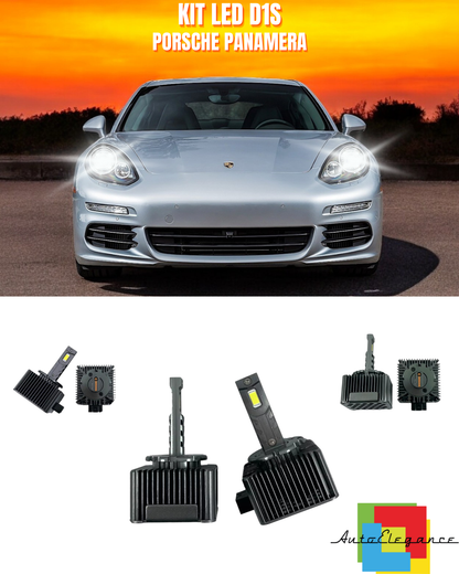 ⭐LAMPADE ANABBAGLIANTI D1S KIT LED 6000K ADATTO PER PORSCHE PANAMERA⭐
