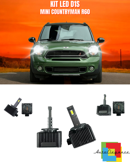 ⭐LAMPADE ANABBAGLIANTI D1S KIT LED 6000K ADATTO PER MINI COUNTRYMAN R60⭐