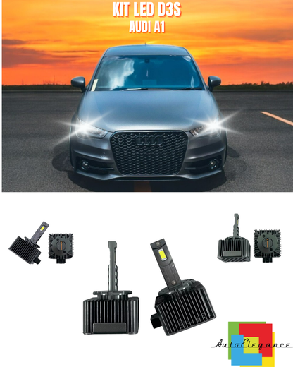 ⭐LAMPADE ANABBAGLIANTI D3S KIT LED 6000K ADATTO PER AUDI A1 ⭐