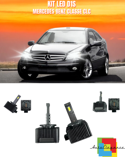 ⭐LAMPADE ANABBAGLIANTI D1S KIT LED 6000K ADATTO PER MERCEDES BENZ CLASSE CLC⭐