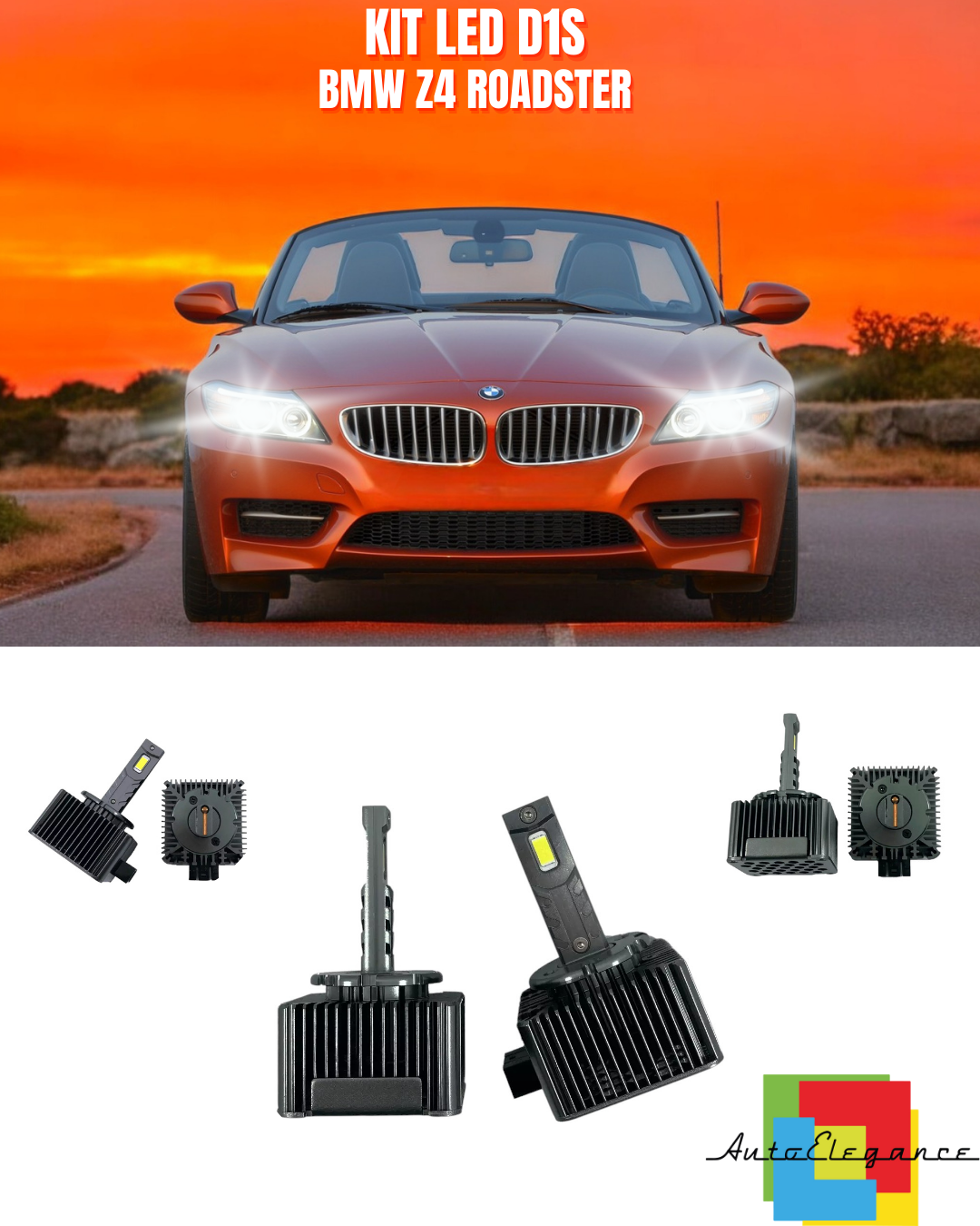 ⭐LAMPADE ANABBAGLIANTI D1S KIT LED 6000K ADATTO PER BMW Z4 ROADSTER⭐