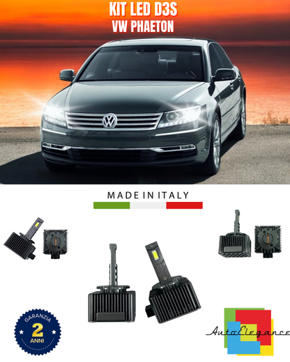 ⭐LAMPADE ANABBAGLIANTI D3S KIT LED 6000K ADATTO PER VW PHAETON⭐