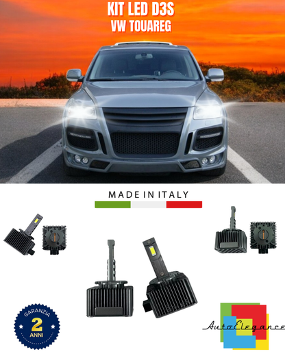 ⭐LAMPADE ANABBAGLIANTI D3S KIT LED 6000K ADATTO PER VW TOUAREG⭐