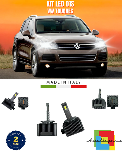 ⭐LAMPADE ANABBAGLIANTI D1S KIT LED 6000K ADATTO PER VW TOUAREG⭐